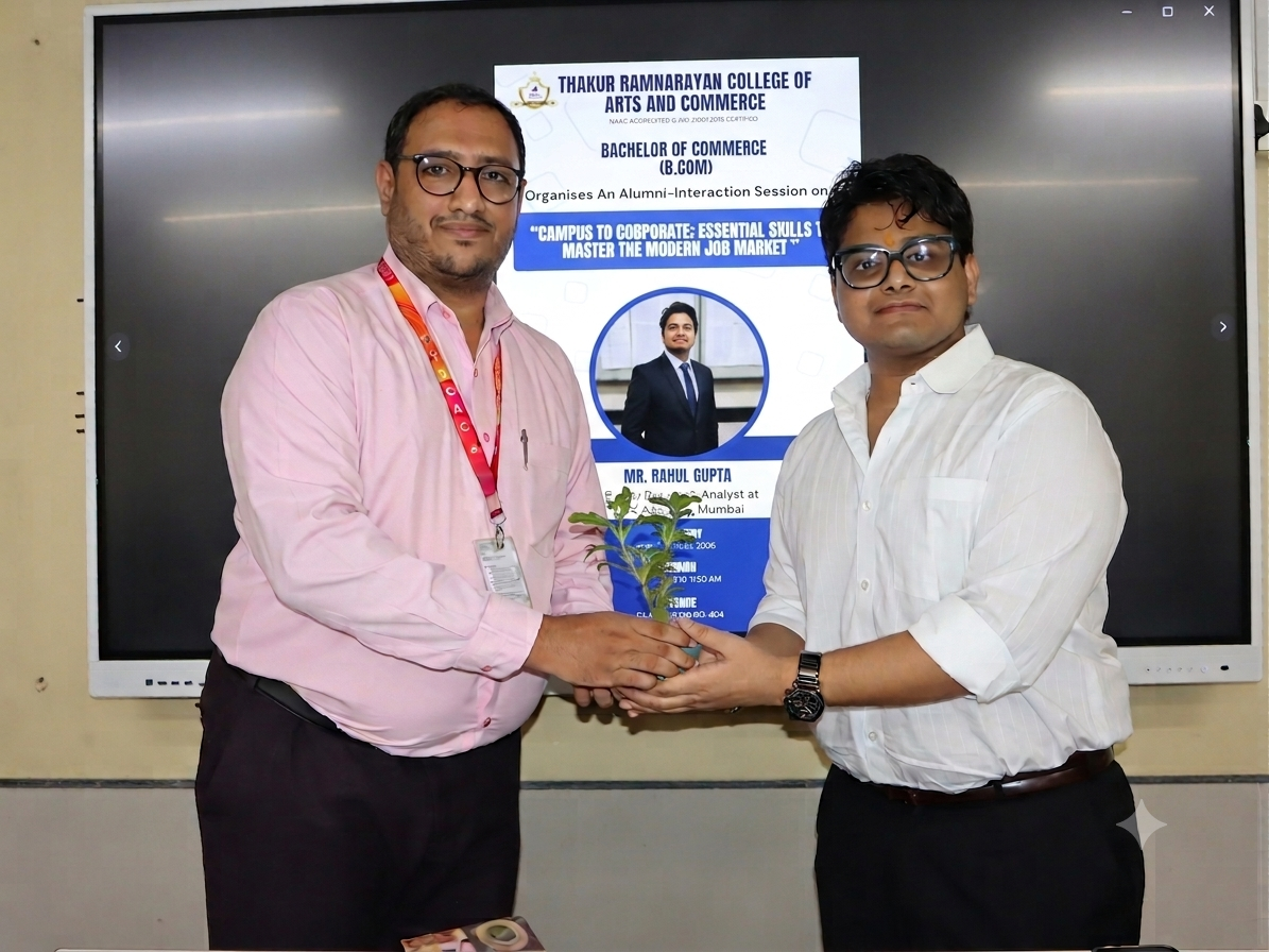 Alumni Session – B.Com. Department